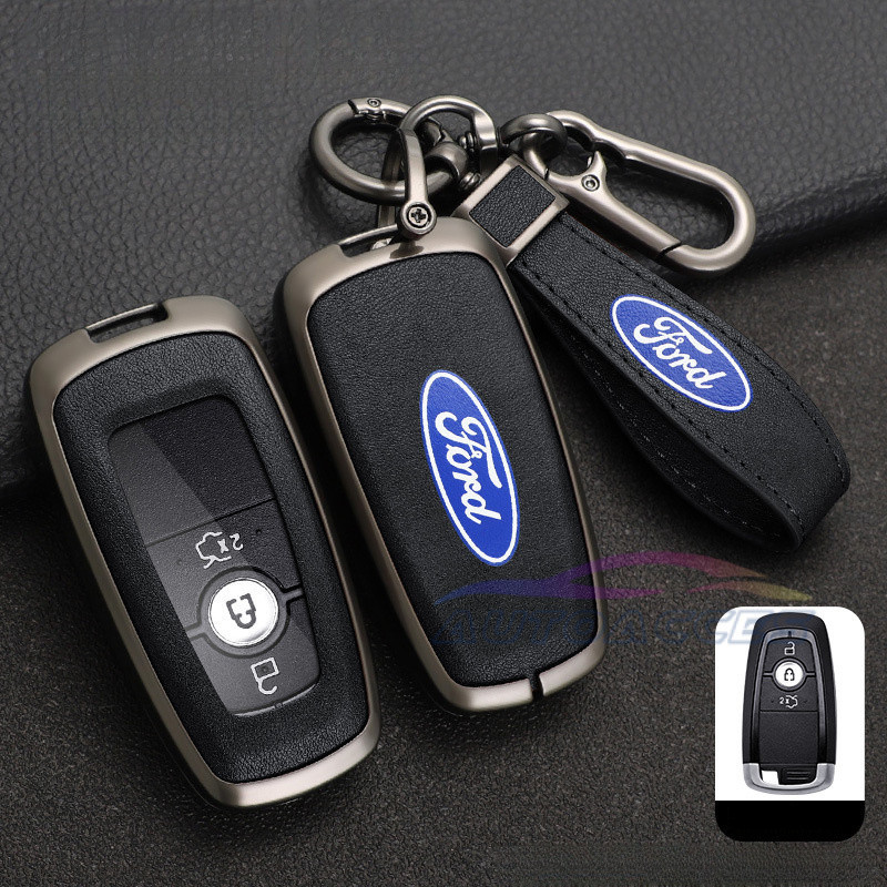 Kereta utama kes kunci fob utama untuk Ford kereta utama perlindungan EcoSport wilayah Everest ekspedisi Explorer Ranger raptorzinc aloi kereta perlindungan utama perlindungan pemegang Shell utama
