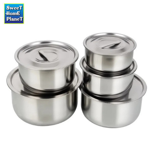 5pcs Cooking Pot Thai Sauce Pot Indian Curry Pot Food Serving Pot Cookware