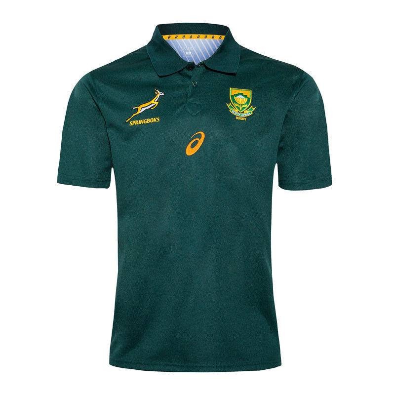 2020 South African British Rugby Jersey T-Shirt Top Embroidered logoS-3XL