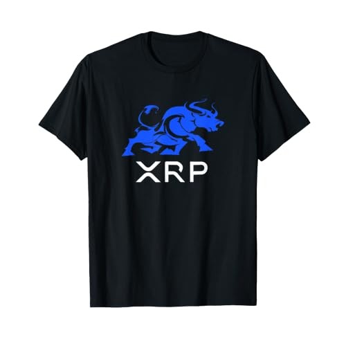 Men's cotton T-shirt Ripple XRP BULLRUN to the MOON Cryptocurrency Coin Token T-Shirt Fast Shipping 4XL , 5XL , 6XL