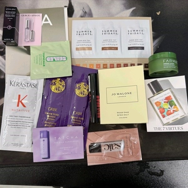 SEPHORA set 2025 june x world US bag 12PC