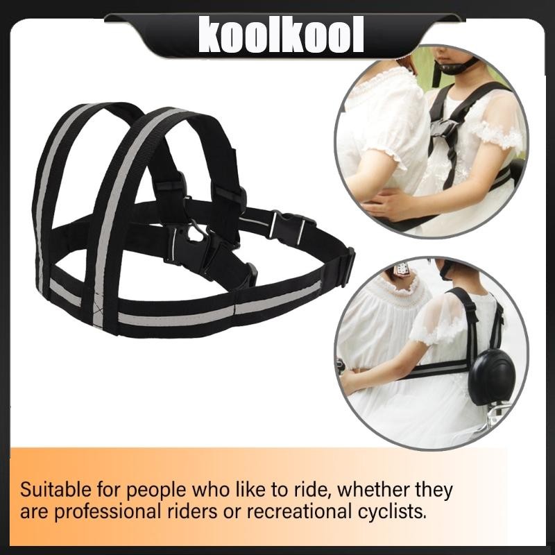Kool Adjustable Safety Harness Child Safe Riding Harness Polyester Hardness Child Protections Belt for Motorcycle Riding