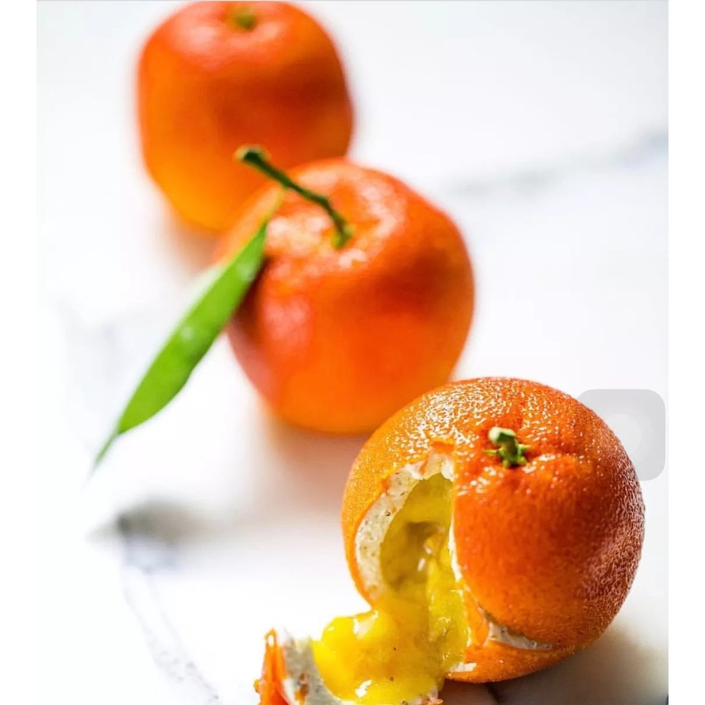 8 Orange Mold Citrus Orange Orange Fruit Shape French Dessert Baking Silicone Mousse Cake Mold Grinder