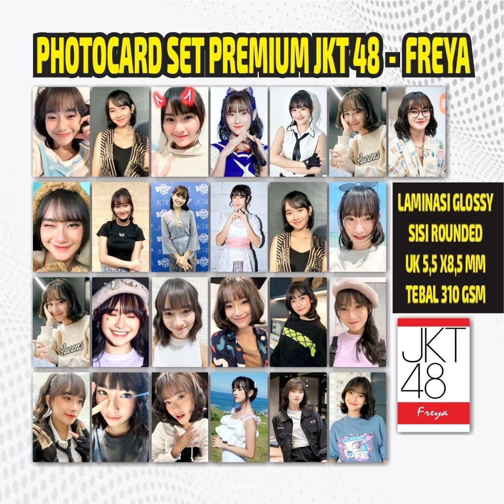 New Collectible Idol > FREYA (25PCS) - JKT48 PHOTOCARD Contains 25PCS Super Glossy Quality