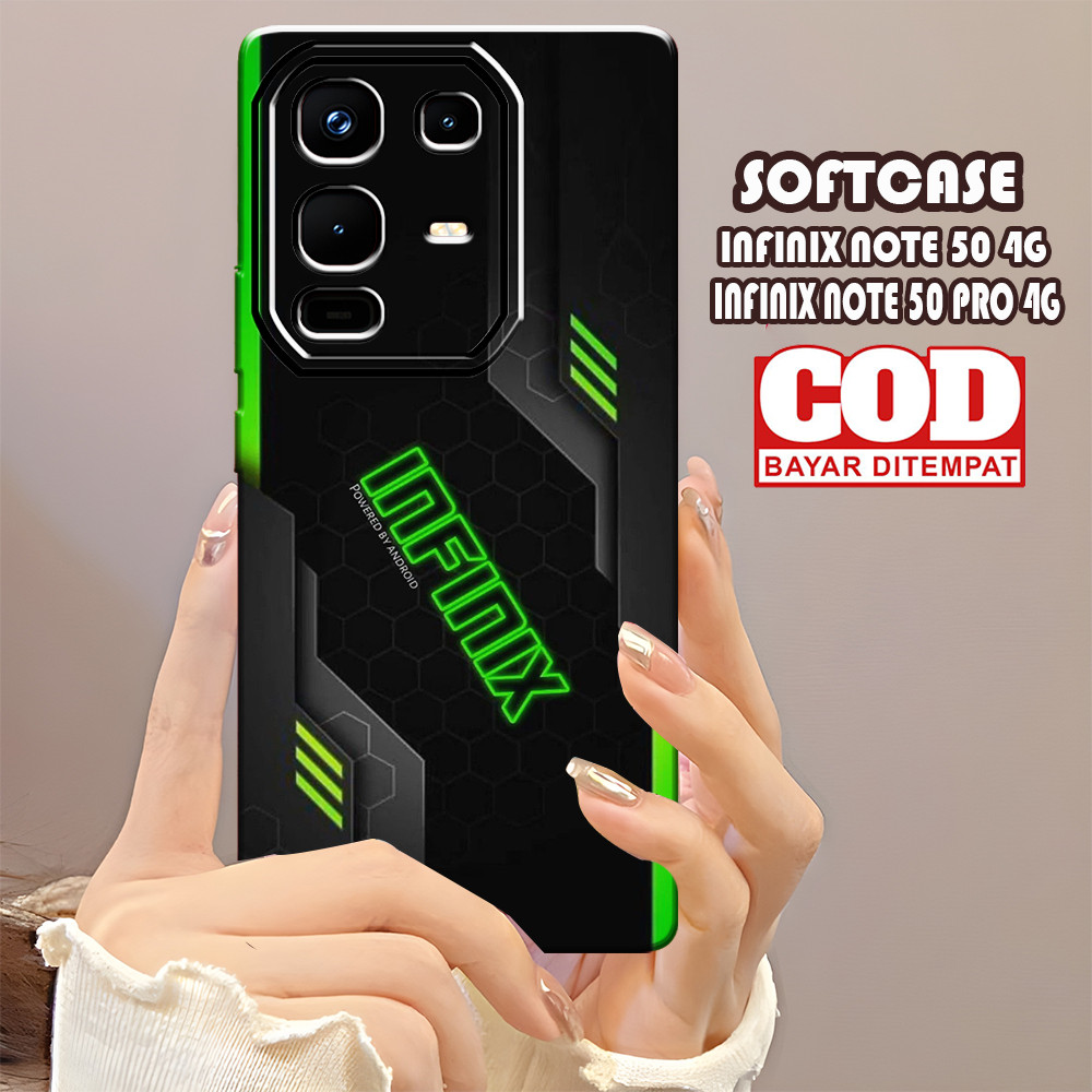 CASE INFINIX NOTE 50 4G 2025 NOTE 50 PRO 4G 2025 - FASHION CASE - PROCAMERA SOFTCASE - MARBLE MOTIF - FLEXIBLE