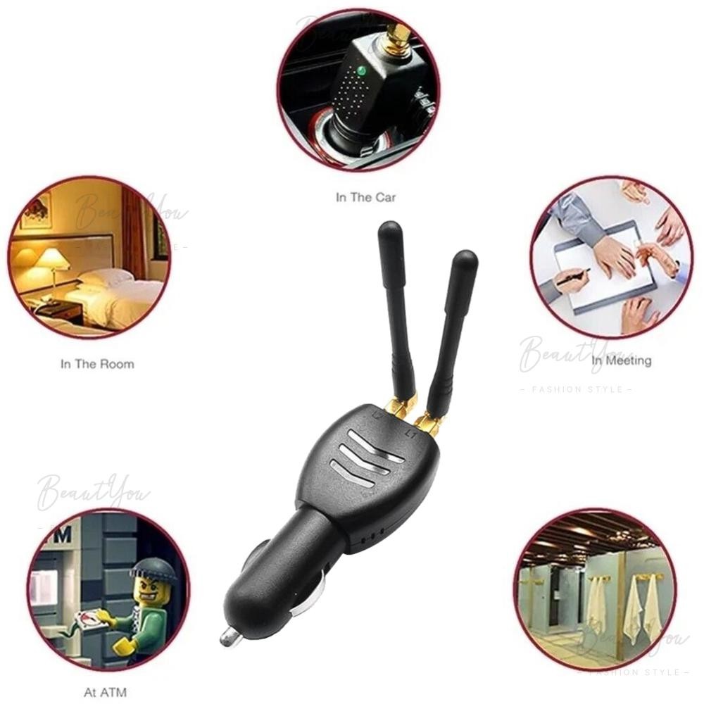 Anti-tracking Auto GPS Signal Shielding Device 12V/24V Signal Interceptor Single/Dual Line Vehicle-mounted GPS Signal Interceptor for Auto Truck SUV [BeautYou.my]
