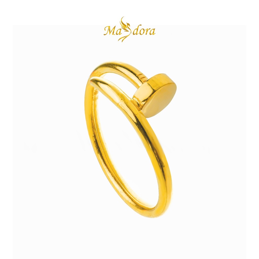 MASDORA 916 Gold Ring Rings Cincin Emas ~ Just A Nail (EMAS 916/22K)