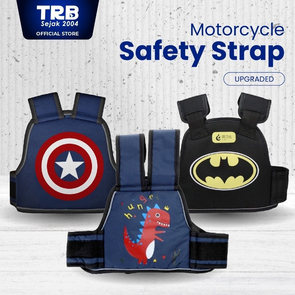 [UpgradedV2] TRB Child Seat Safety Belt Anti-Fall Kids Motorcycle Bike Protective Device Tali Pinggang Motor