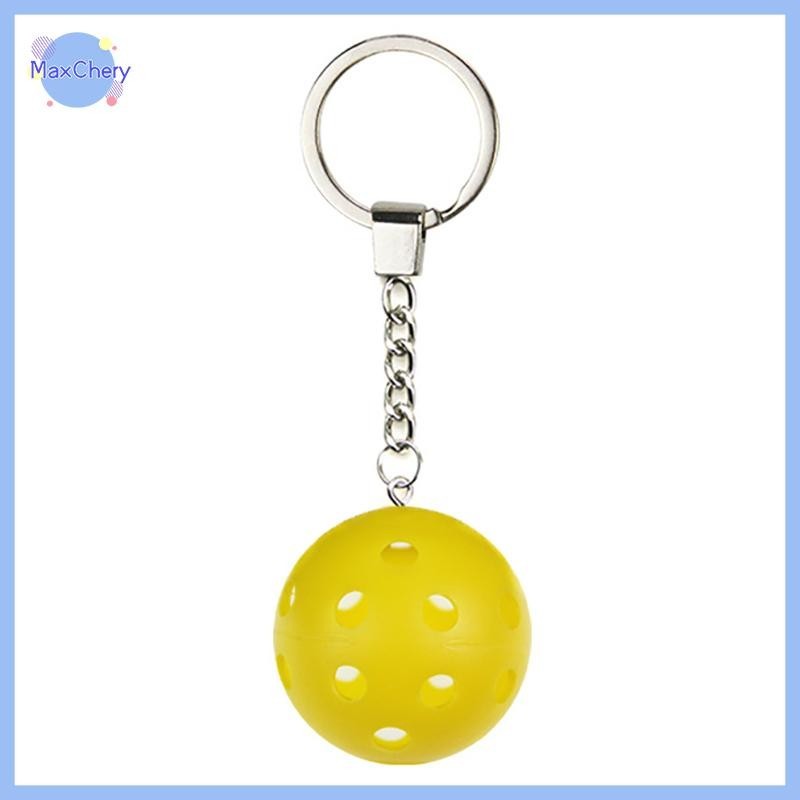 Fashion Trendy MCHY> Sport Styles Mini Pickleball Keychain Unisex Metal Racket Key Ring Purse Bag Backpack Decor Acce... - Image 3