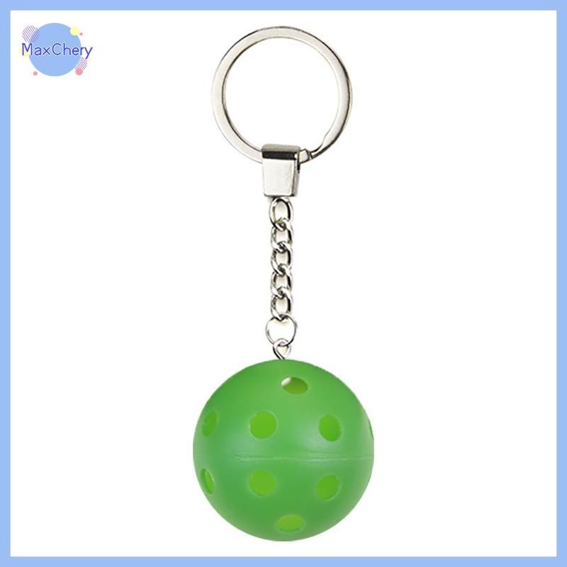 Fashion Trendy MCHY> Sport Styles Mini Pickleball Keychain Unisex Metal Racket Key Ring Purse Bag Backpack Decor Acce... - Image 4