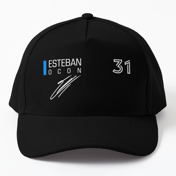 Esteban Ocon Baseball Cap Hat Women Casquette Sun Outdoor Black Spring Solid Color Printed Sport Czapka Fish Mens Summer Boys