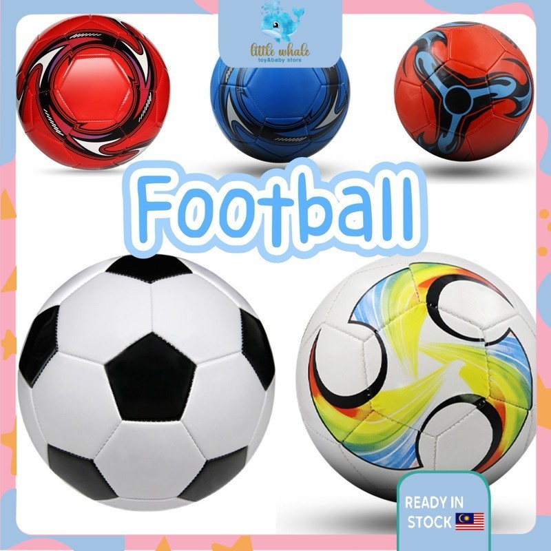 ?Bola Sepak Futsal Kulit PU Lembut High Quality Size 4/5 Teenager Training Football Soccer Ball