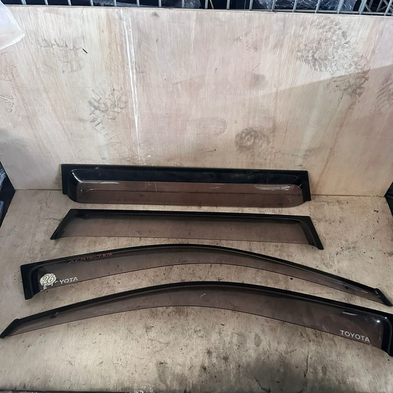 🇯🇵￼Toyota Gaia acm10 Door Visor /Air Press Window / Car Wind Deflector / Door Rain Gutter USED