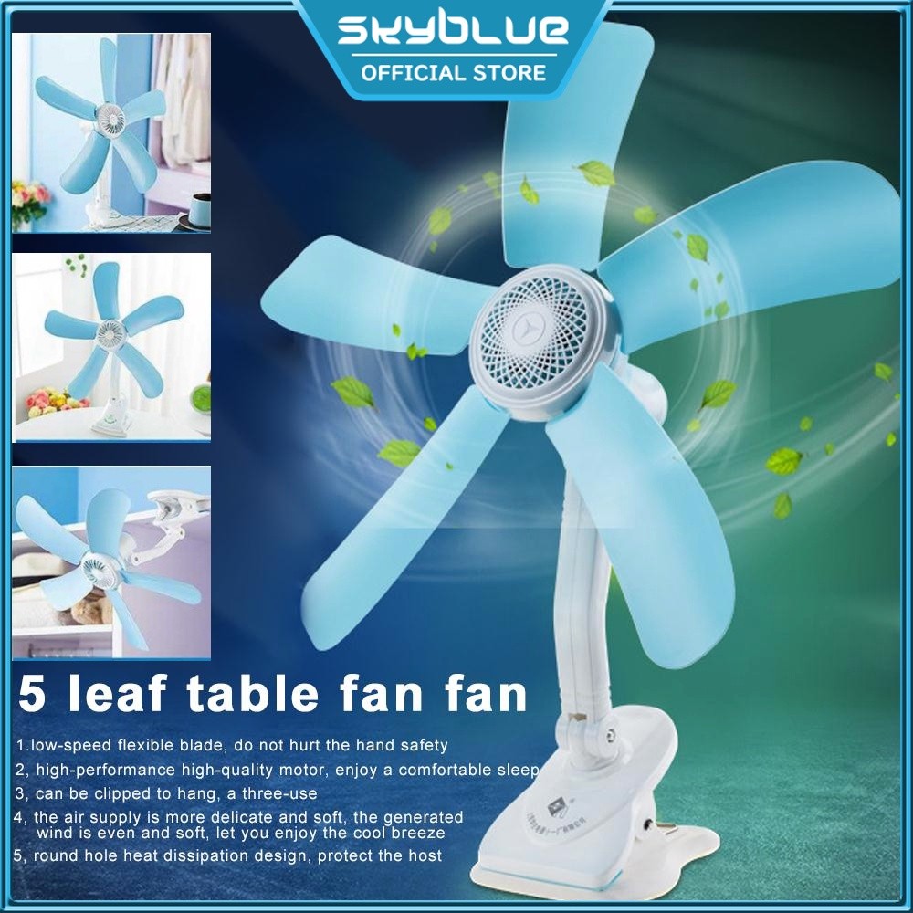 Portable 4in1  Adjustable Mini Fan With Clip/Stand/Table USB Charging For Baby/Home/Room/house/Kipas Siling/Berdiri 风扇家用
