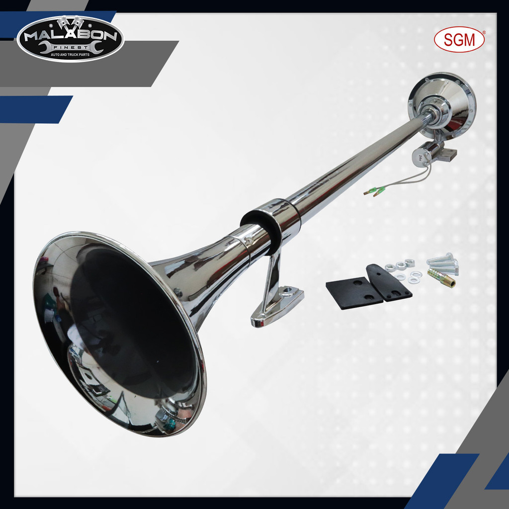 SGM BIG HORN 29" ROUND TYPE SQUARE TYPE 12VOLT 24 VOLT SAH-029R /SAH-029S FOR TRUCK BUS horn kereta
