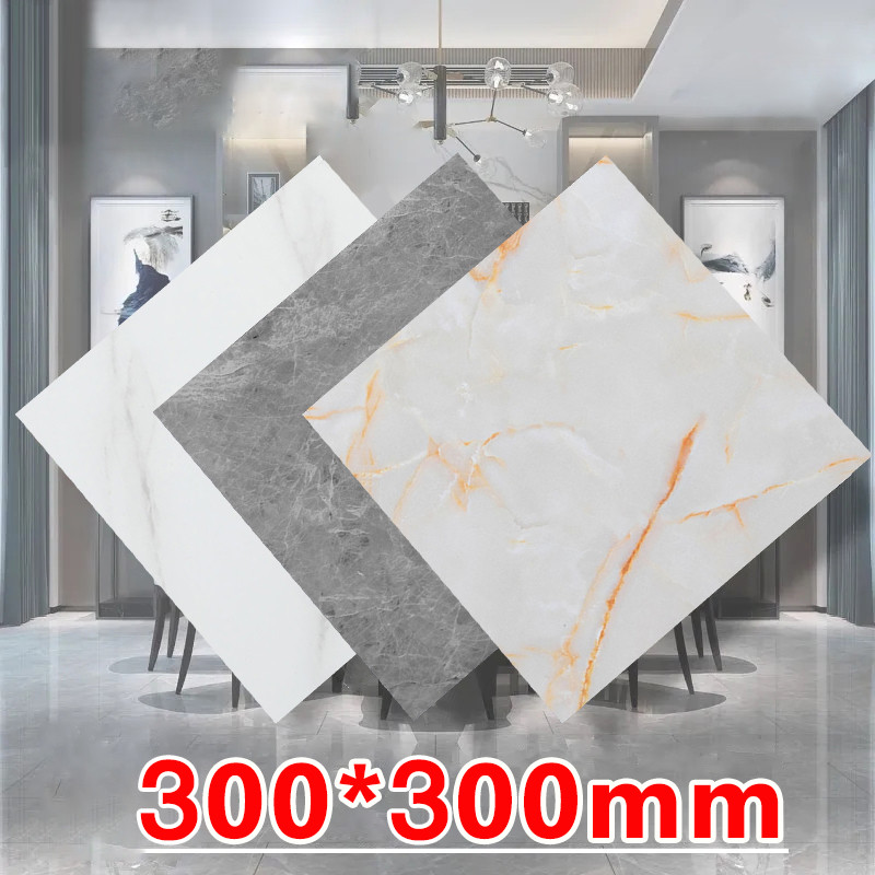 30cm x 30cm Marble Tiles Self Adhesive Floor Sticker Waterproof PVC Sticker Floor Decoration Getah Lantai Pelekat