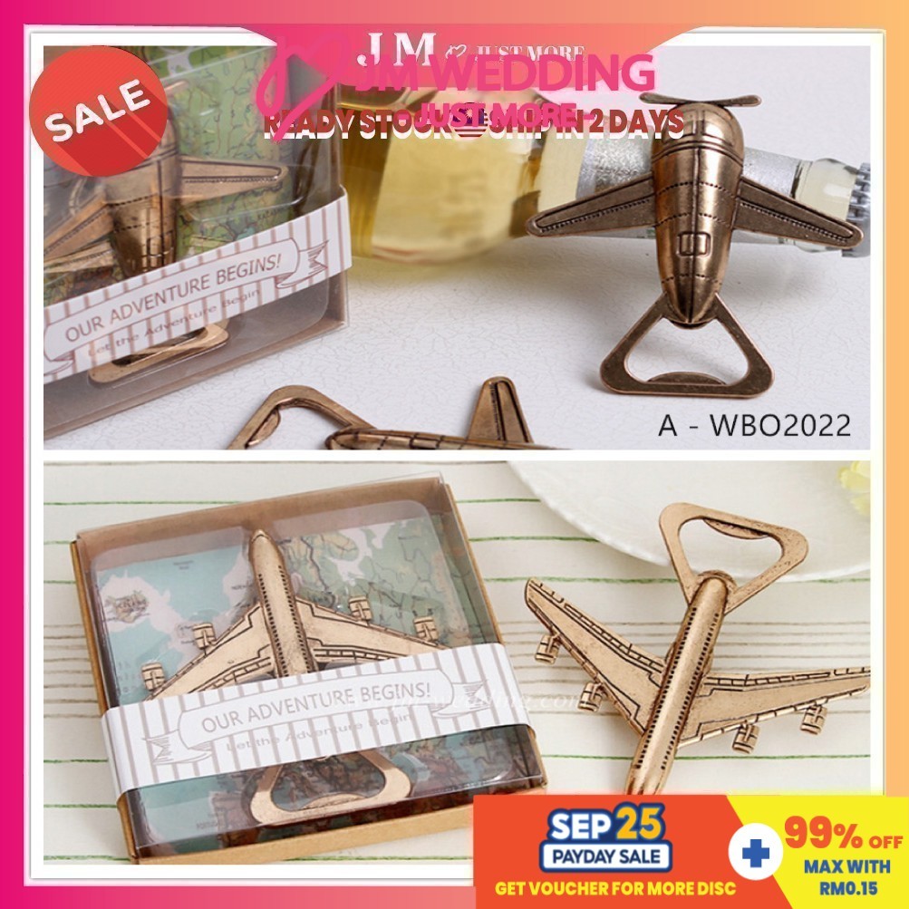 Antique Bottle Opener Stopper Practical Pembuka Botol-Doorgift Souvenir Favors JM Wedding Gifts