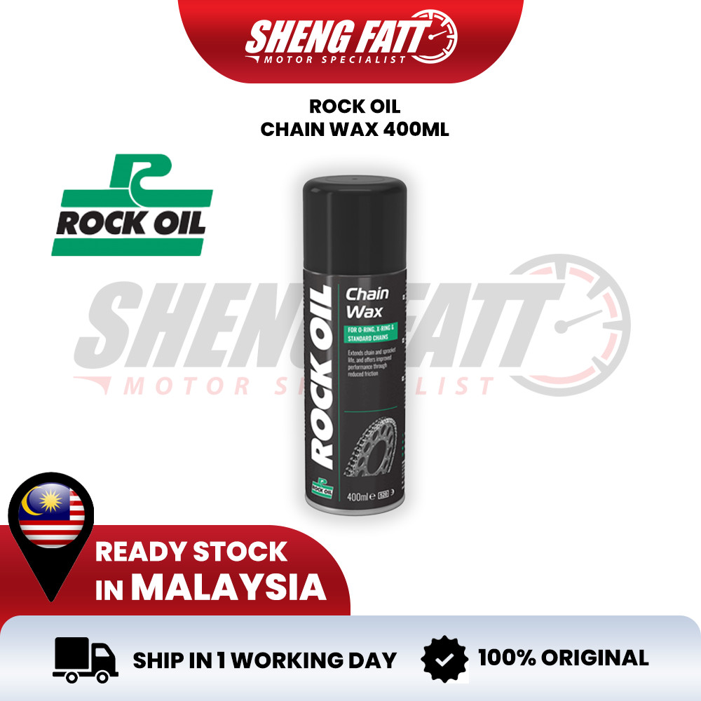 Rock Chain Wax 400ML – Long-Lasting | O-Ring Safe | Reduces Friction | Aerosol Spray