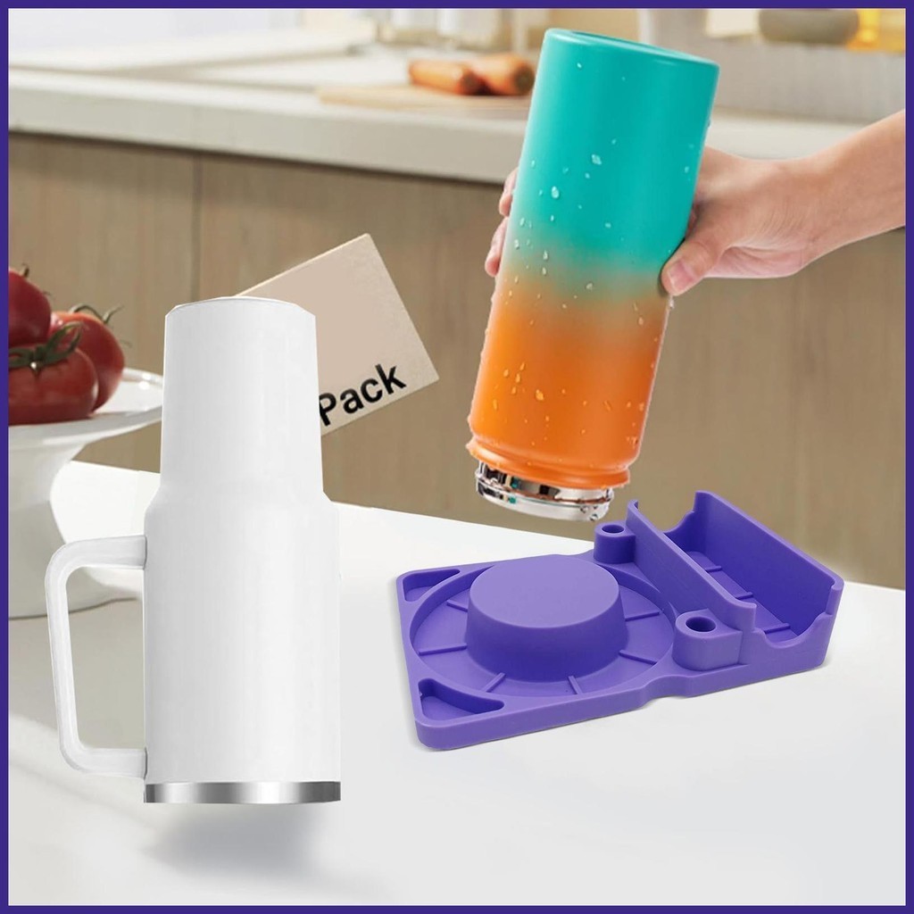 Countertop Bottle Holder Dishwasher-Safe Bottle Drying Rack Kitchens Stable Sturdy Kitchen Accessories for Tumbler smbmy