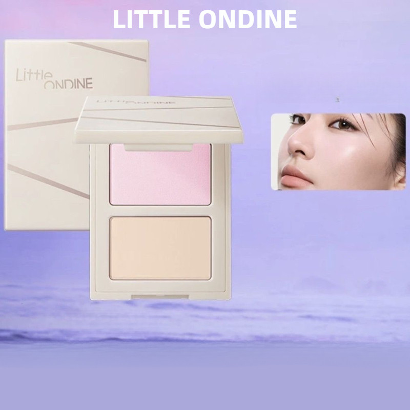 LITTLE ONDINE Powder 小奥汀粉扑双色快速定妆雾面 Two-Tone Matte Finish Brightening Finish Long-Lasting Waterproof And Sweat-Proof