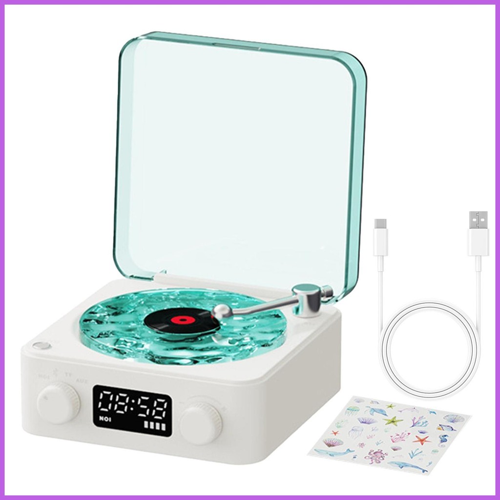 Record Player The Waves Turntables Record Players Portable Record Player Vintage Turn Tables for Records sehmy