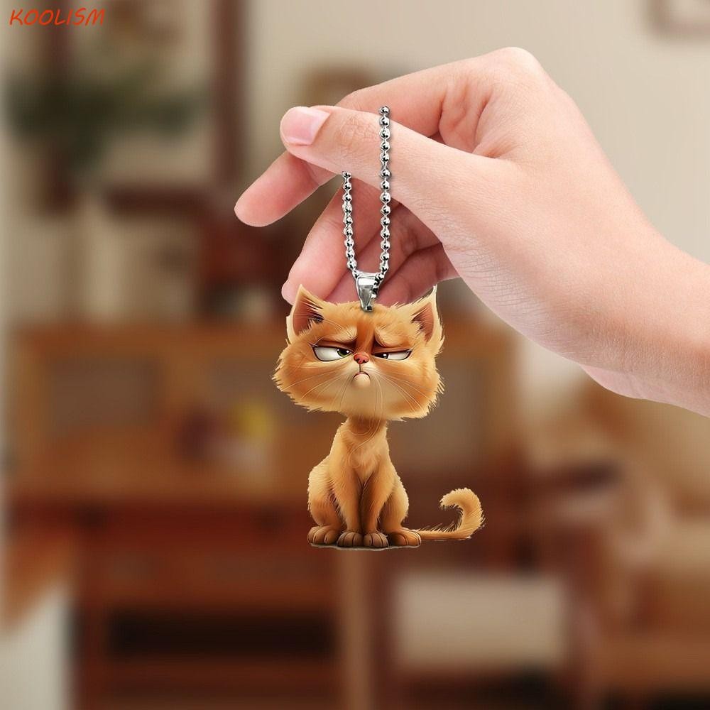 KOOLISM Capybara Weightlifter Key Ring, Keychain Hanging Decor Key Ring Pendant, Adorable Versatile Kawaii Acrylic Capybara Jewelry Accessories Backpack