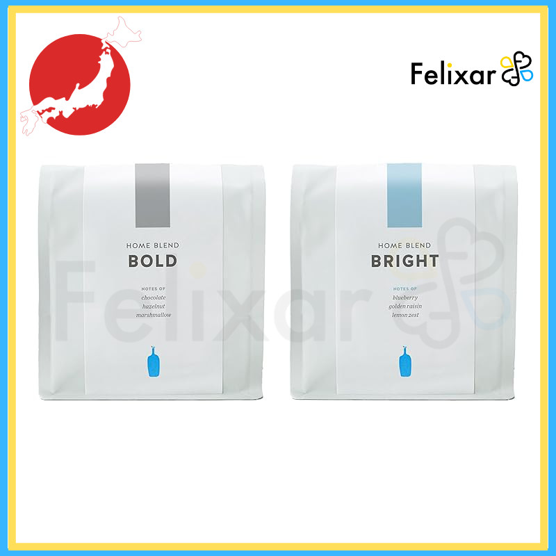 Blue Bottle Coffee Bold & Bright Blend 200g (Pack of 2) | Premium Blend Coffee Beans