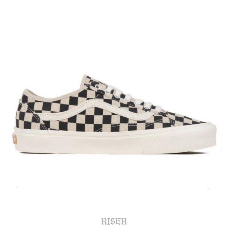 TRYGO | VANS Style36 ECO Checkerboard Canvas Shoes Cotton Linen Environmentally Friendly Material Oatmeal Beige VN0A5KRD705