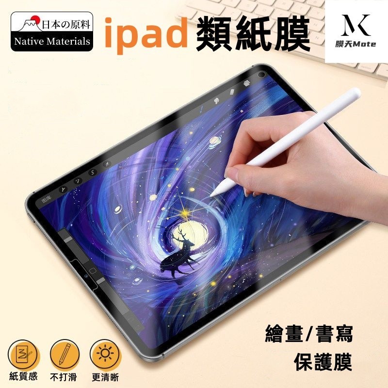Paper-like Film Screen Sticker Suitable for iPad 11 10 9 8 7 6 Air M4 Mini7 Pro M5 M3 Protective Film