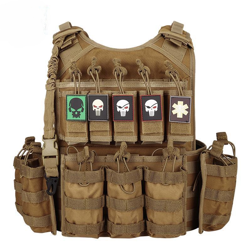 Operation Training Tactical Vest Detachable Reorganize Multi-Function Hanging Chest Vest Wilderness Survival Bulletproof