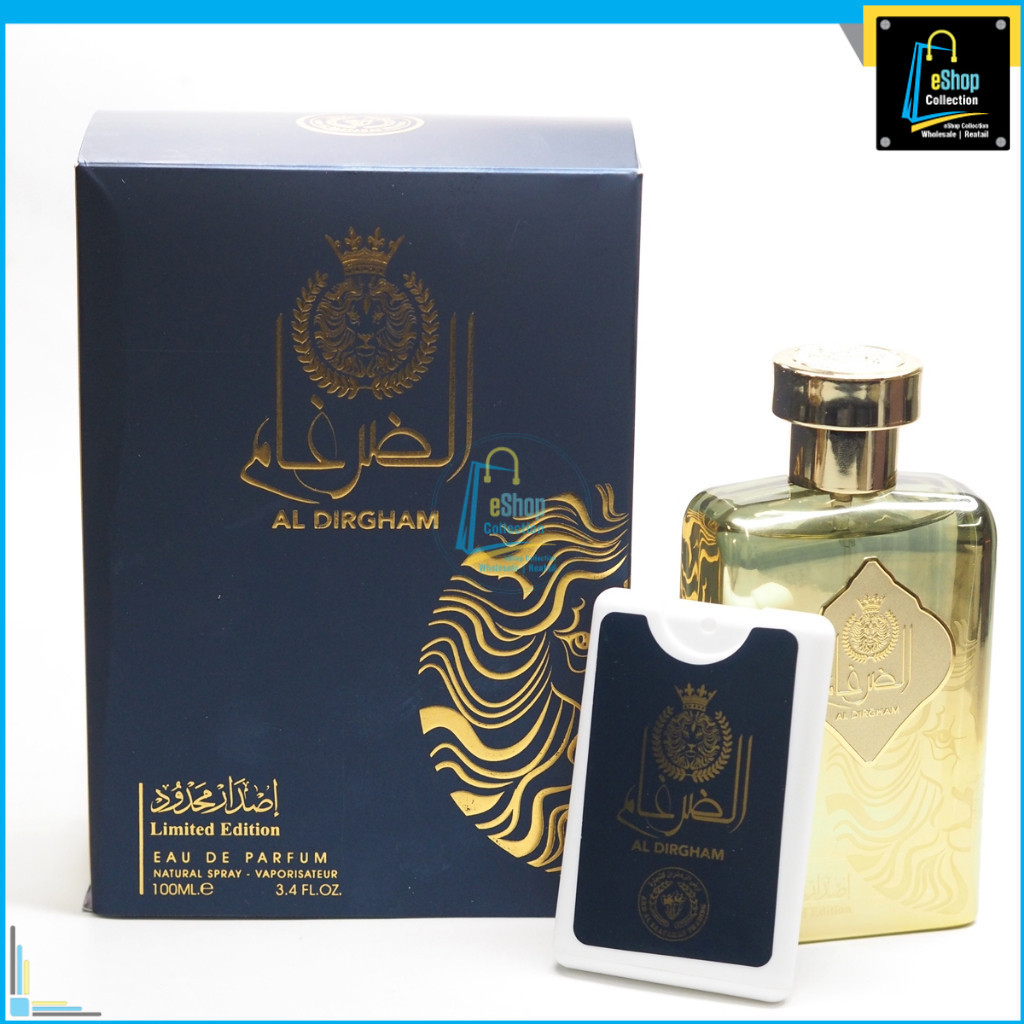 Al Dirgham Edp Perfume 100ml for Men (Lelaki) by Ard Al Zaafaran, Minyak Wangi Arab