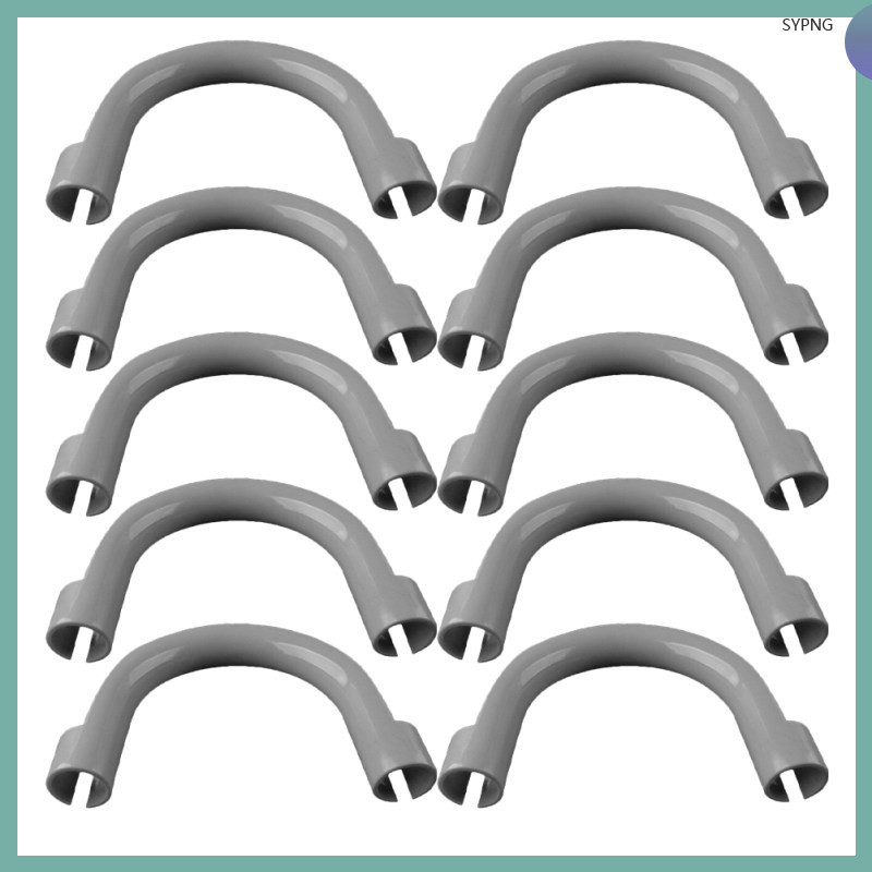  10 Pcs Washer Machine Drain Pipe Fixing Flexible Washing Hose Holder Discharge Supply Buckle Adapter Plastic Guide U-Shape Dishwasher Hook  shaoyiping