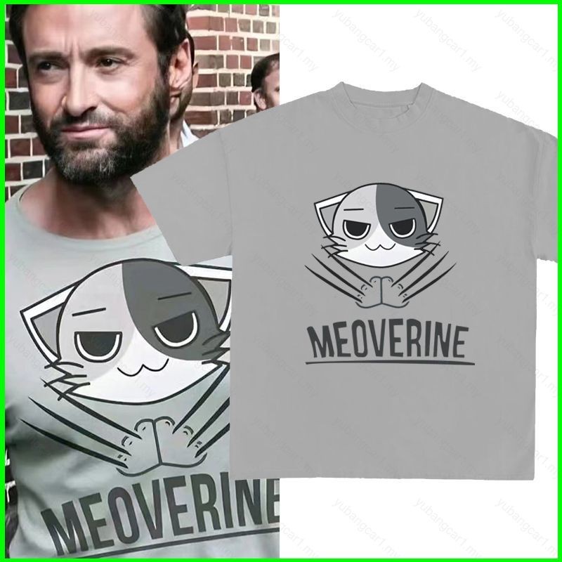 YB Marvel Deadpool Wolverine Hugh Jackman James Howlett / Logan film Cosplay cloth T-shirt Anime Short Sleeve Top