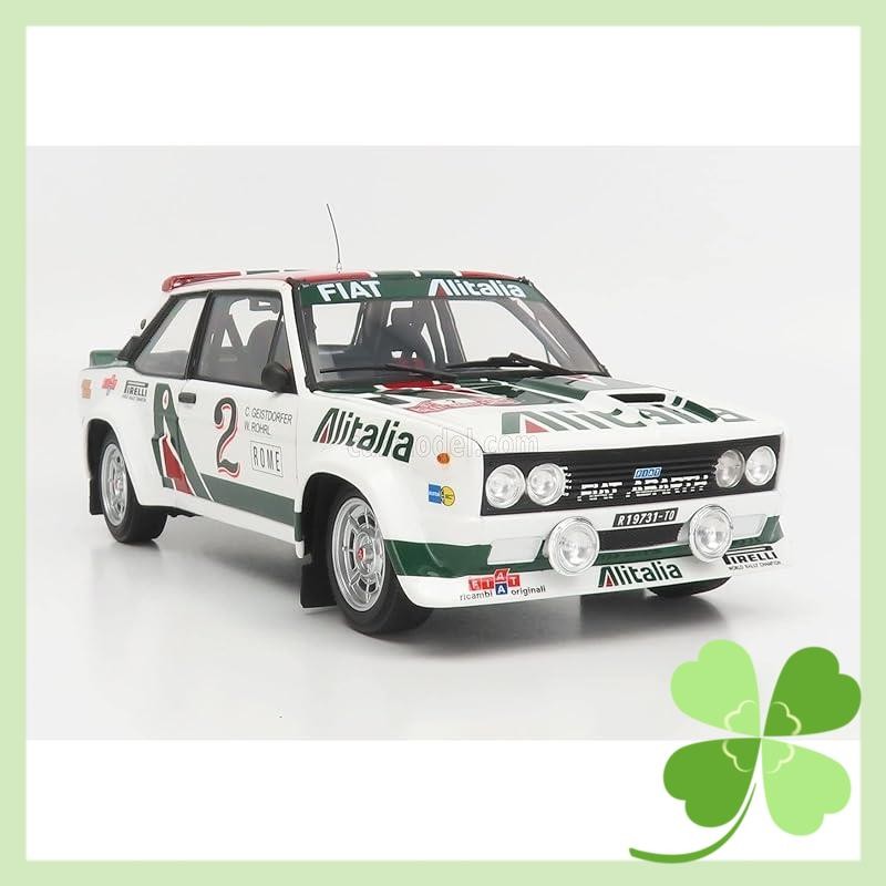 Kyosho Original 1/18 Fiat 131 Abarth 1978 Monte Carlo #2 Completed Product KS08376G