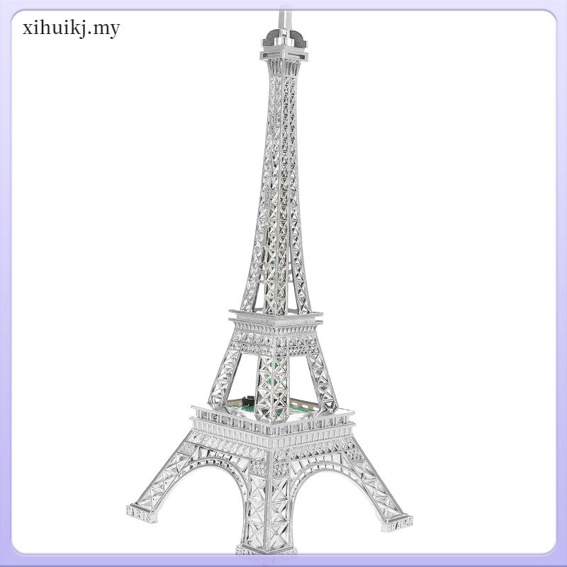 LED Eiffel Tower Statue Light up Mini Building Ornaments Replica Sculpture Bedroom Decor Travel Souvenirs Gift Prop Alloy Figurine xihuikj