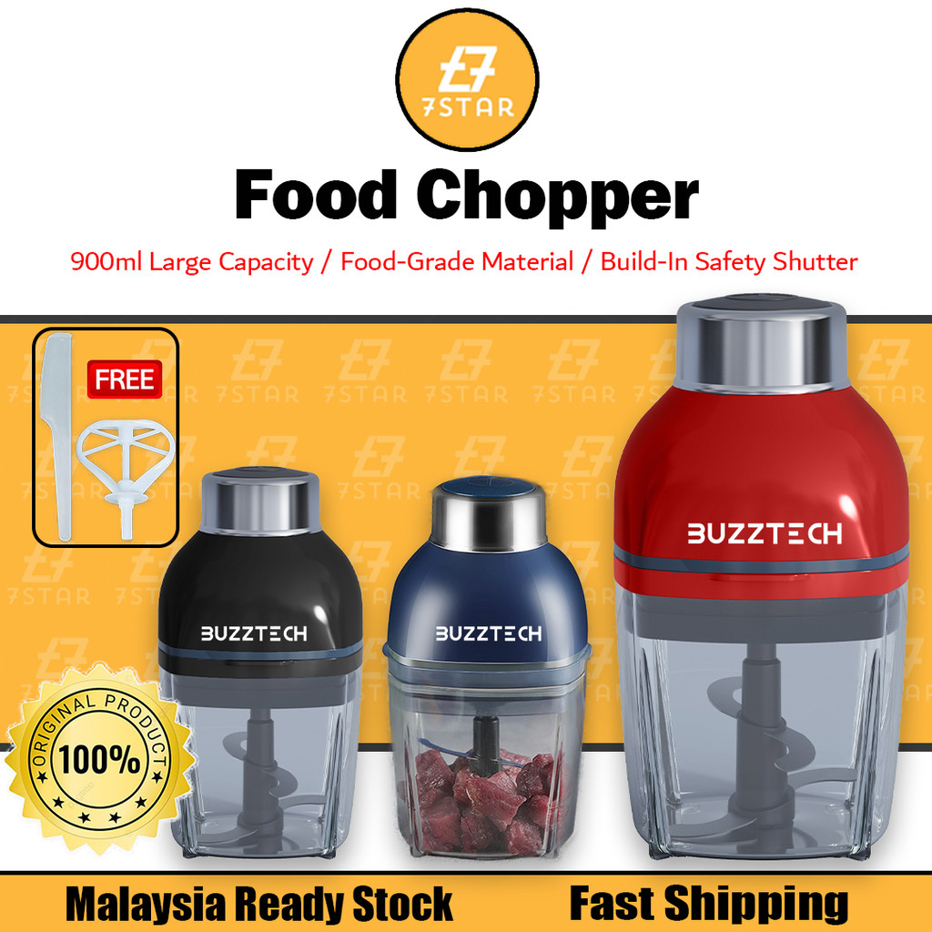 7Star 900ml Mesin Pengisar Capsule Cutter & Multi-Function Chopper - Blender, Grinder, Mixer, Mincer, Masher & Juicer