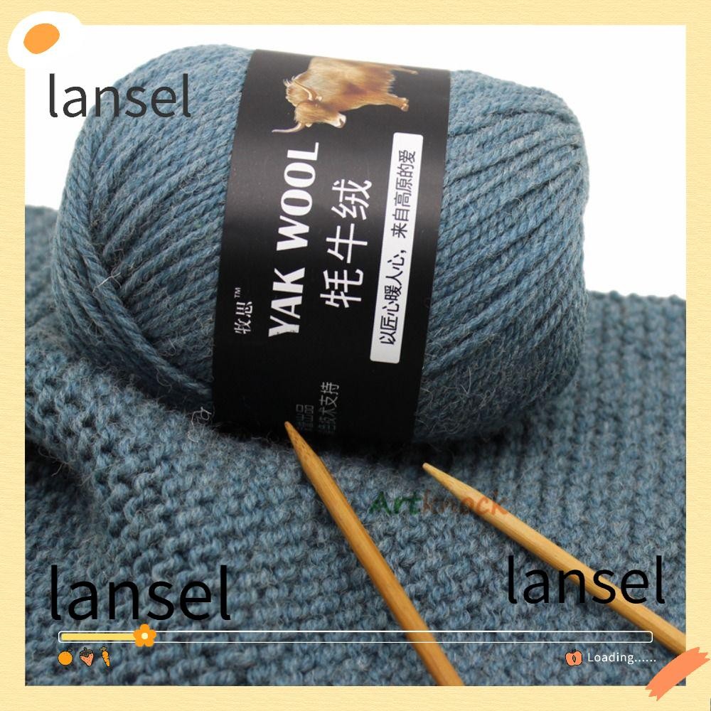 LA Wool Yak Yarn 4.5mm Crochet Yarn Dyed 3 PLY