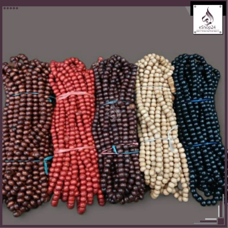 TASBIH KAYU KOKON (7MM 1000 BIJI) ORIGINAL ASAL DARI INDONESIA [Ready Stock]