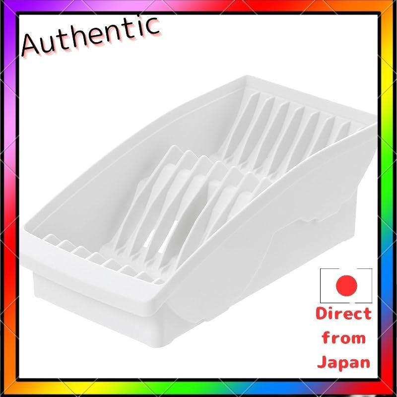 Richell kitchen storage dish stand for shelf use TOTONO (Totono) mini white made in Japan dishwasher compatible with handle easy to use convenient antibacterial processing stylish simple dish case 10000