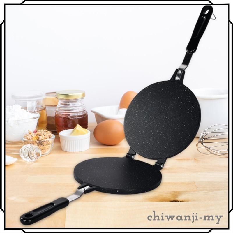 [ChiwanjifcMY] Egg Roll Makers Waffle Making Tool Flat Pan Tool Ice Cream Cone Maker for Omelet Dessert Restaurant Cake Shop