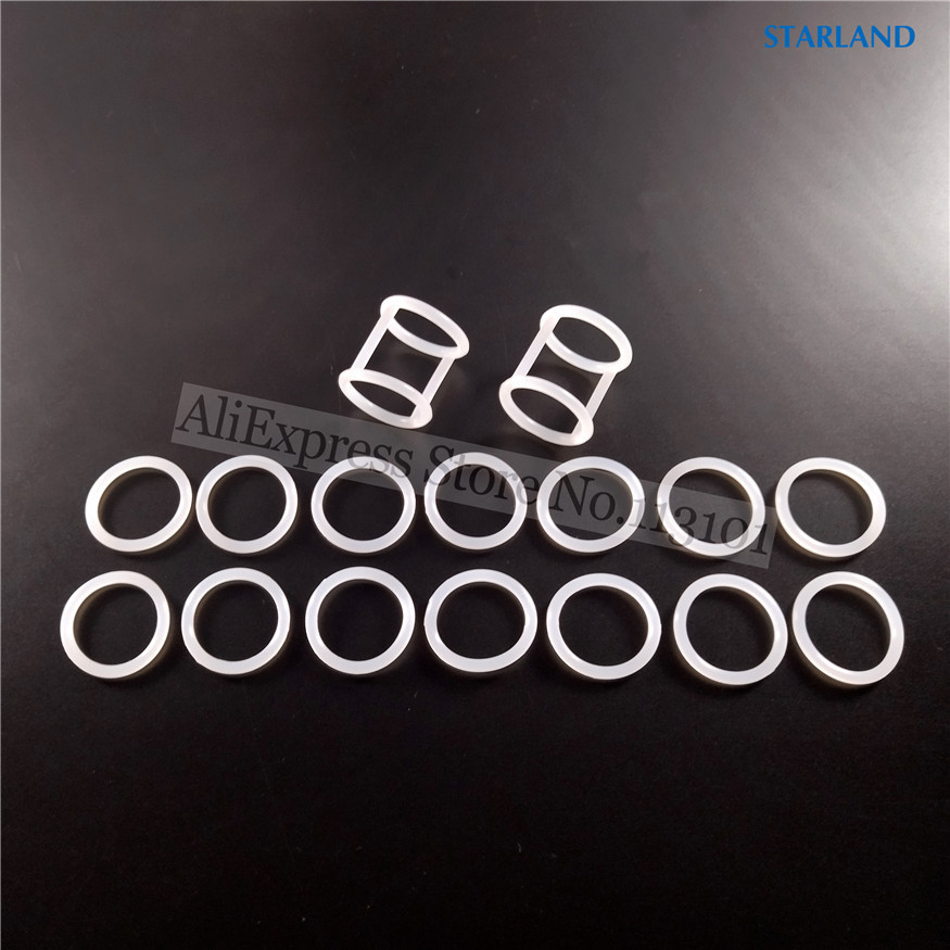 HKLHDZ  16 In 1 Sealing O-rings Valve Rod Silicone Seal Ring BQL Soft Ice Cream Machines Accessories Icecream Makers New Fittings