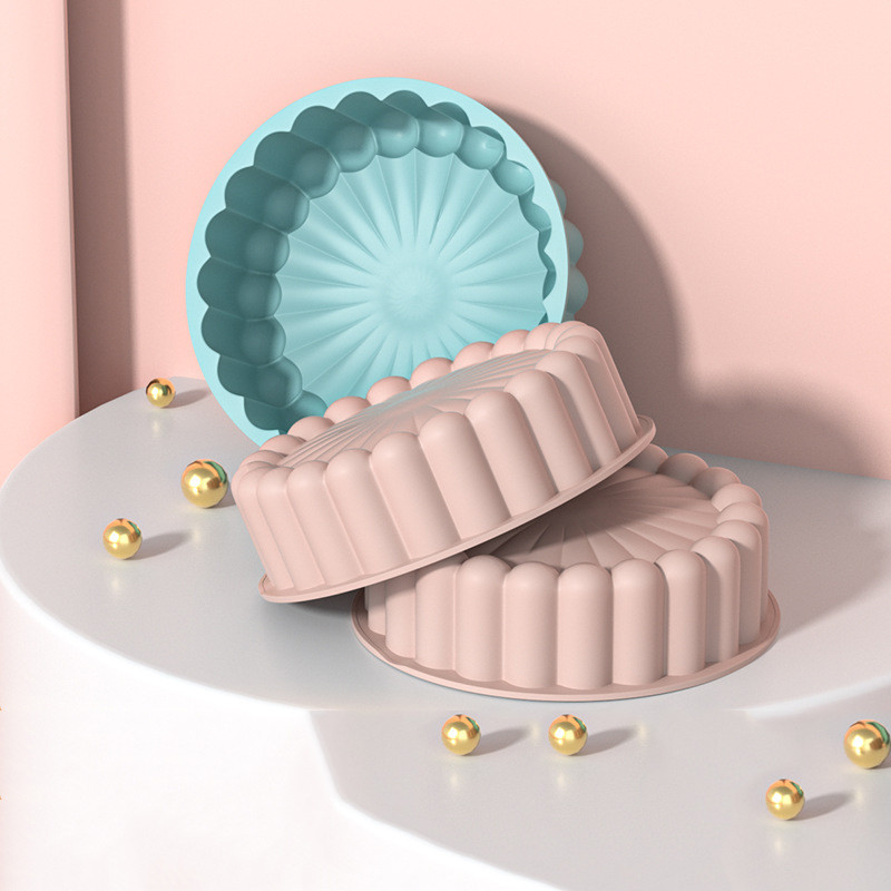 Charlotte Cake Pan, Round Cake Pan, Nonstick Silicone Cake Molds for Cheese Cake, Chocolate Cake, Rainbow Cakes, Strawberry Shortcake, Brownie Tart Pie