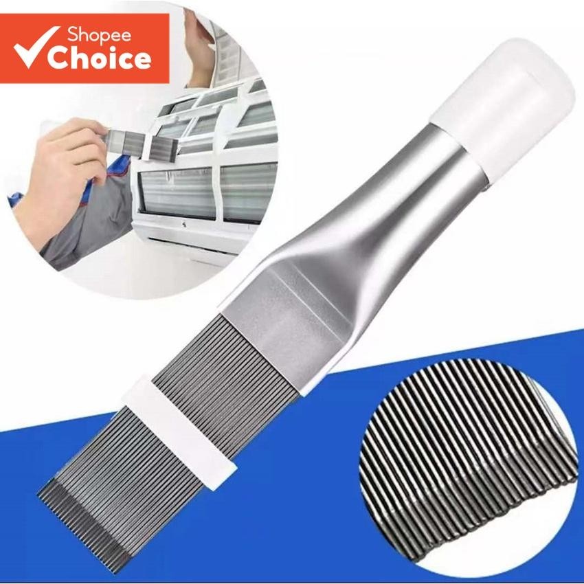 DIY Duty Stainless Steel Fin Comb Radiator Cleaning Brush Air Conditioning Dust Removal Tool Build Hardware - Image 3