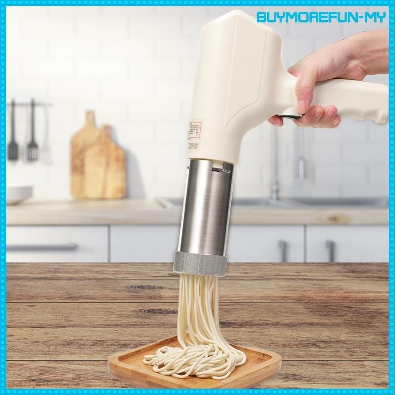 [BuymorefunMY] Electric Pasta Maker Noodle Maker Machine Kitchen Gadget Portable 5 Heads for