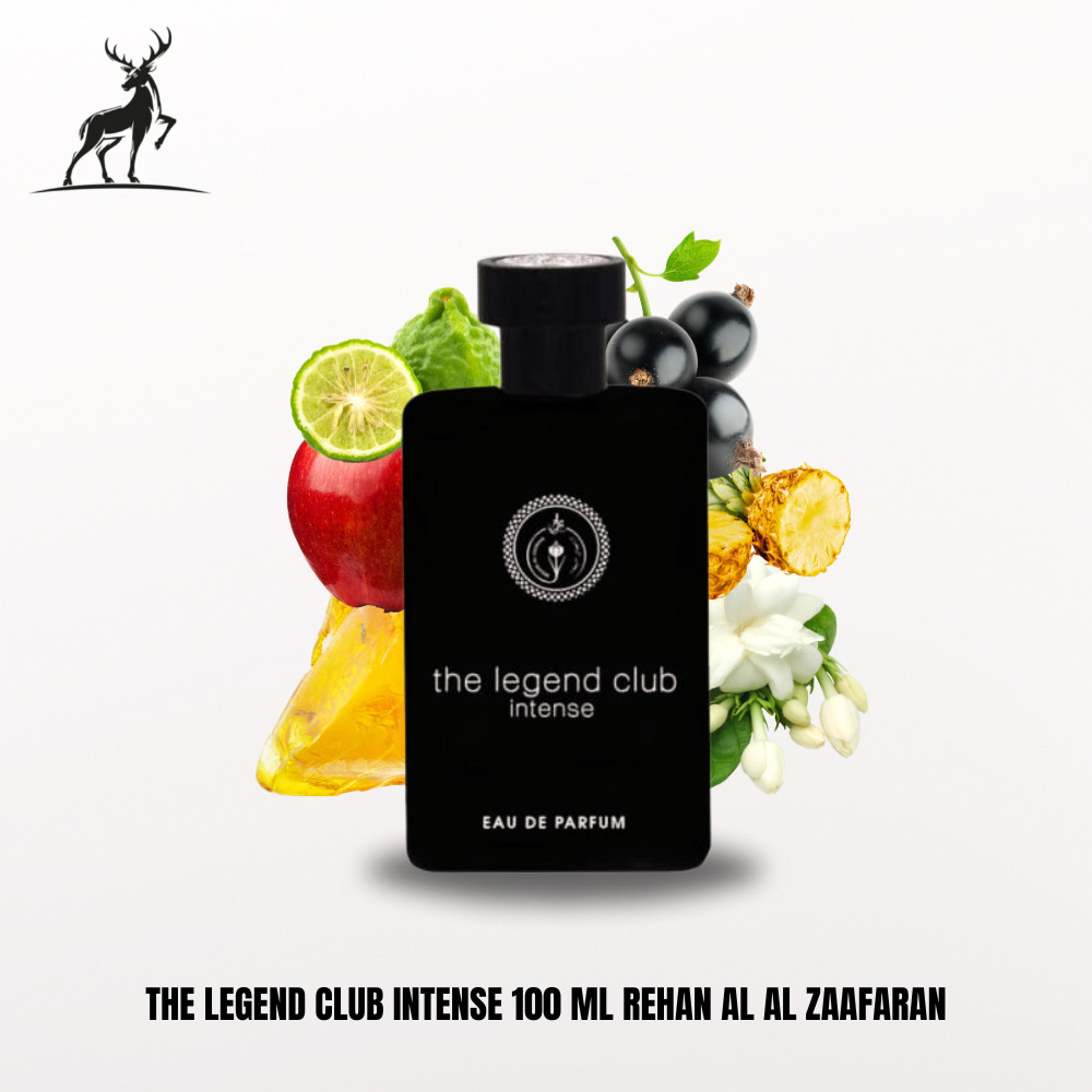 The Legend Club Intense100 Ml Rehan  Al Zaafaran Arabian Perfume Supper Lasting100% (gift package)