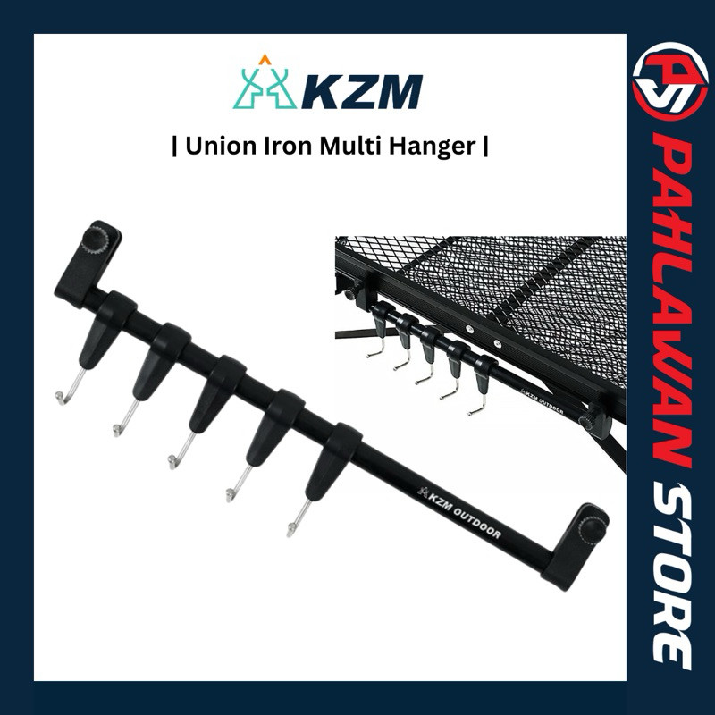 KZM Union Iron Multi Hanger Portable Multi Hanger & Organizer Outdoor Camping (Carry Bag Included)