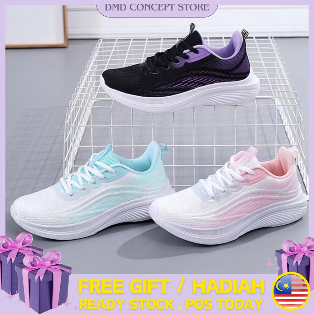 Running Outdoor Wear Sport Shoes Women Sneaker Kasut Running Perempuan Sepatu H505