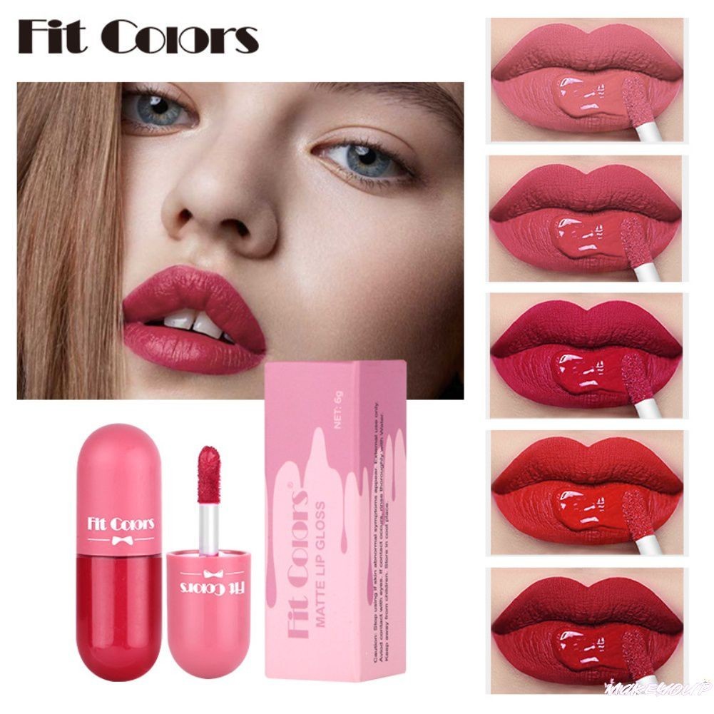 Capsule Lip Glaze Hydrating Formula Nutritional Ingredients Stay-put Formula All-day Comfort Lip Gloss Makeup Essential Restorative Formula Irresistible Colors