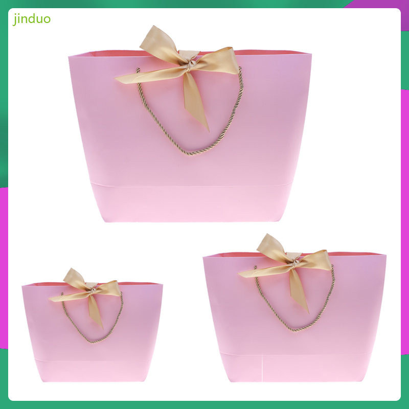 Wedding Merchandise Bags Handles Gift Underwear Clothing Storage Packaging Eco-friendly Paper Weddings Gifts jinduo