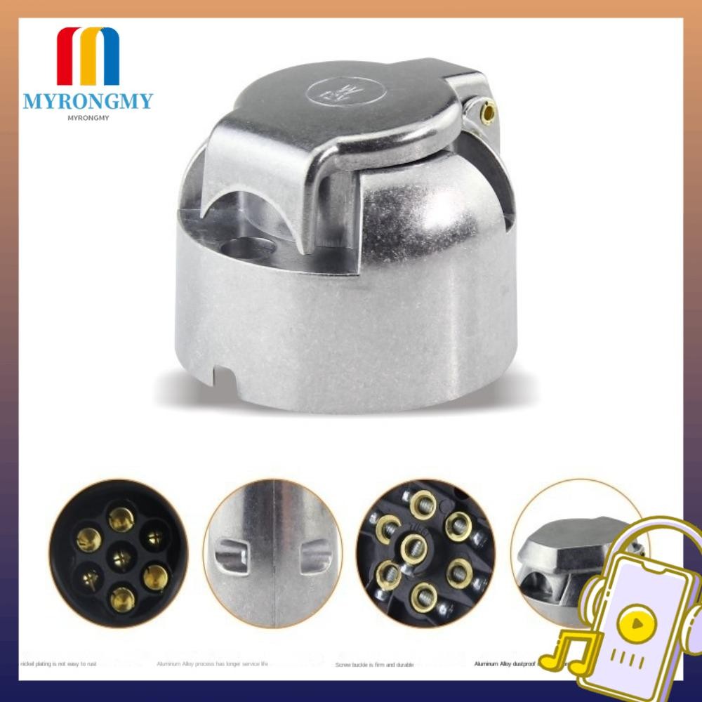 MYRONGMY 7-Pin Connector Towing Caravan Truck Socket Towbar Supply Car Accessories Trailer Connectors Adapter